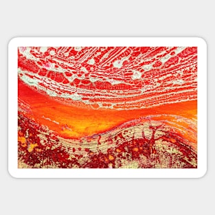 Acrylic Abstract Sticker